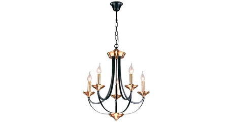 Подвесная люстра Eurosvet 60098/5 черный