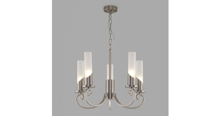 Подвесная люстра Eurosvet 60117/5 никель Smart a050018