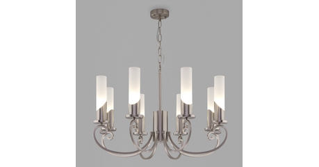 Подвесная люстра Eurosvet 60117/8 никель Smart a050019