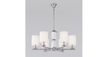 Подвесная люстра Eurosvet 60146/6 никель Smart a063868