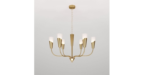 Подвесная люстра Eurosvet 60167/6 латунь Smart a068279