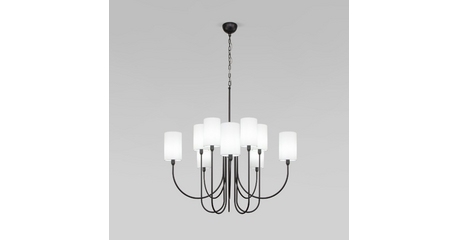 Подвесная люстра Eurosvet Abbey 60164/10 черный Smart a065748