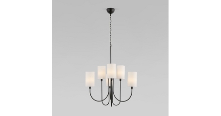 Подвесная люстра Eurosvet Abbey 60164/6 черный Smart a065746