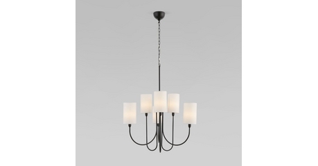 Подвесная люстра Eurosvet Abbey 60164/6 черный Smart a065746