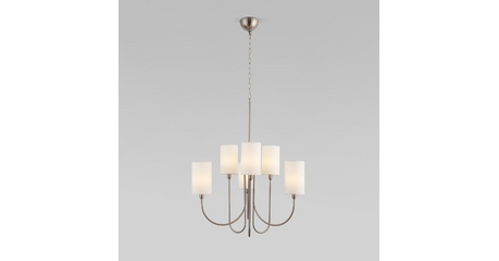 Подвесная люстра Eurosvet Abbey 60164/6 никель Smart a065747