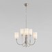 Подвесная люстра Eurosvet Abbey 60164/6 никель Smart a065747