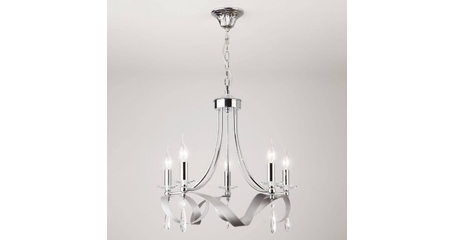 Подвесная люстра Eurosvet Adelia 60064/5 хром