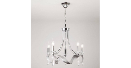 Подвесная люстра Eurosvet Adelia 60064/5 хром