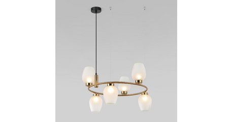 Подвесная люстра Eurosvet Alva 30183/6 латунь Smart a064683