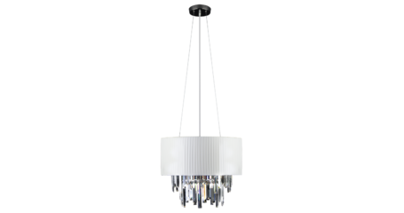 Подвесная люстра Eurosvet Amantea 10122/6 хром/прозрачный хрусталь Strotskis Smart (10106/6) a054108