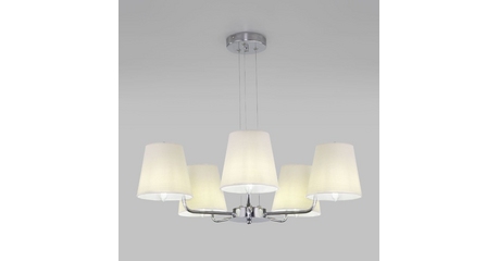 Подвесная люстра Eurosvet Amaretto 60155/5 хром a065002