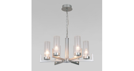 Подвесная люстра Eurosvet Arganie 60133/6 серебро