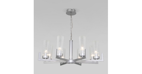Подвесная люстра Eurosvet Arganie 60133/8 серебро