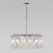 Подвесная люстра Eurosvet Blitz 60159 хром/ прозрачный хрусталь Strotskis a065322