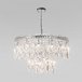 Подвесная люстра Eurosvet Blitz 60160 хром/ прозрачный хрусталь Strotskis Smart a065324