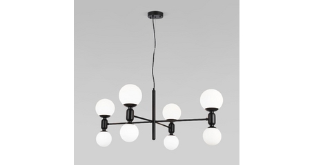 Подвесная люстра Eurosvet Bubble 30182/8 черный Smart a063212