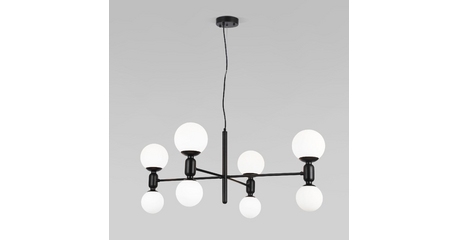 Подвесная люстра Eurosvet Bubble 30182/8 черный Smart a063212