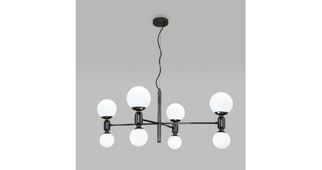 Подвесная люстра Eurosvet Bubble 30182/8 черный жемчуг a063206