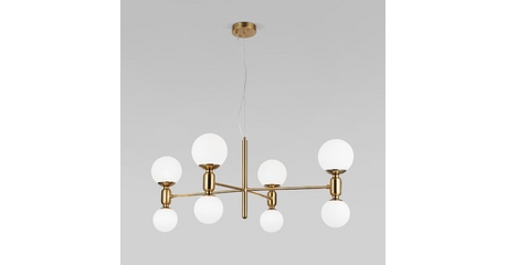 Подвесная люстра Eurosvet Bubble 30182/8 латунь Smart a063208