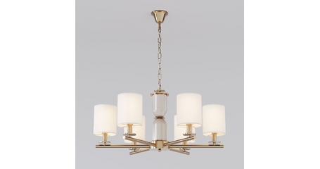 Подвесная люстра Eurosvet Caprera 60146/6 латунь Smart a063858