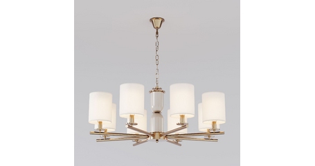 Подвесная люстра Eurosvet Caprera 60146/8 латунь Smart a063860
