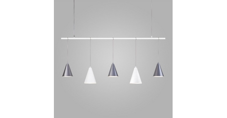 Подвесная люстра Eurosvet Castle 50088/5 белый/серебро