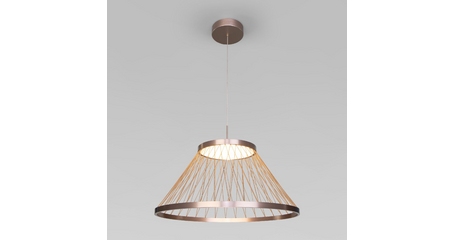 Подвесная люстра Eurosvet Cesta 40017/1 LED коричневый a069288