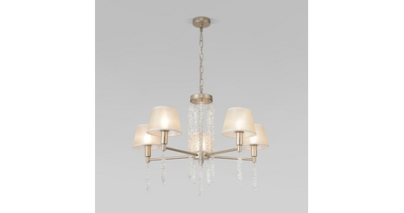 Подвесная люстра Eurosvet Charuel 60148/5 матовое золото a064944