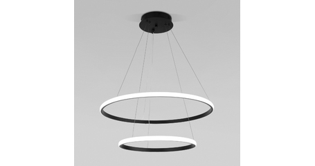 Подвесная люстра Eurosvet Collars 90264/2 черный