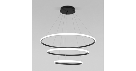 Подвесная люстра Eurosvet Collars 90264/3 черный