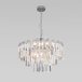 Подвесная люстра Eurosvet Elegante 10130/8 хром/прозрачный хрусталь Strotskis Smart a060642