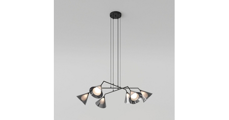 Подвесная люстра Eurosvet Enigma 70161/6 черный Smart a069046