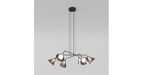 Подвесная люстра Eurosvet Enigma 70161/6 черный Smart a069046
