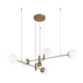 Подвесная люстра Eurosvet Planet 70146/6 латунь Smart a062028
