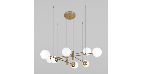 Подвесная люстра Eurosvet Planet 70146/8 латунь Smart a062029
