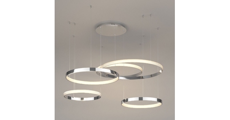 Подвесная люстра Eurosvet Posh 90175/5 хром a045416