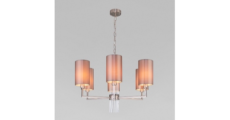 Подвесная люстра Eurosvet Soffio 60134/6 никель