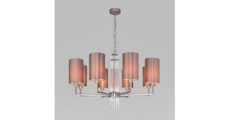 Подвесная люстра Eurosvet Soffio 60134/8 никель