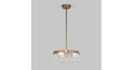 Подвесная люстра Eurosvet Sophie 60165/3 латунь Smart a065755