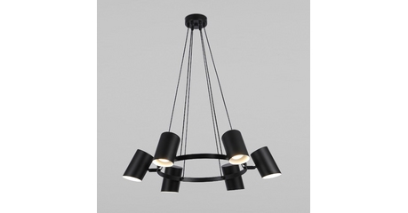 Подвесная люстра Eurosvet Splay 70147/6 черный Smart a062033