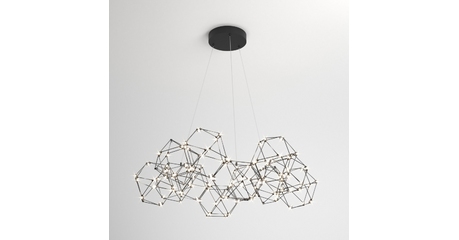 Подвесная люстра Eurosvet Uma 90169/12 черный жемчуг a061154