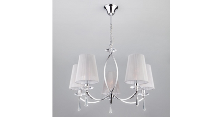 Подвесная люстра Eurosvet Valery 60079/5 хром