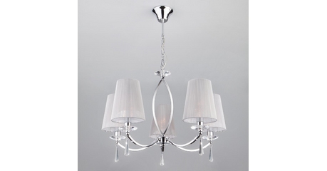 Подвесная люстра Eurosvet Valery 60079/5 хром