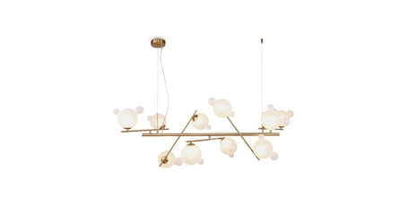 Подвесная люстра Freya Flaty FR5374PL-10BS