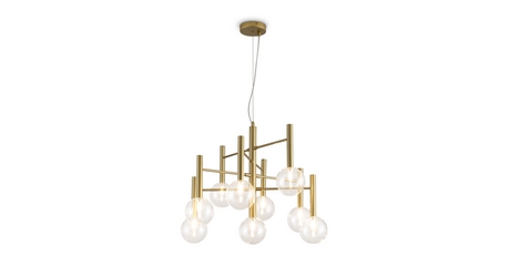 Подвесная люстра Freya Luce FR5584CL-L45G