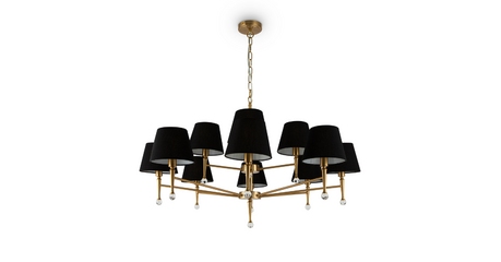 Подвесная люстра Freya Rosemary FR5190PL-12BS