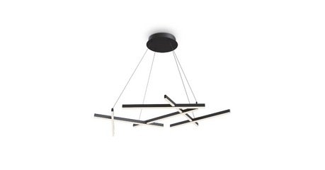 Подвесная люстра Maytoni Line MOD016PL-L80BK