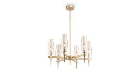 Подвесная люстра Maytoni Lita H002PL-06G