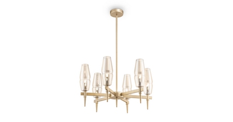 Подвесная люстра Maytoni Lita H002PL-06G