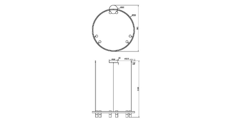 Подвесная люстра Maytoni Satellite MOD102PL-L42WK